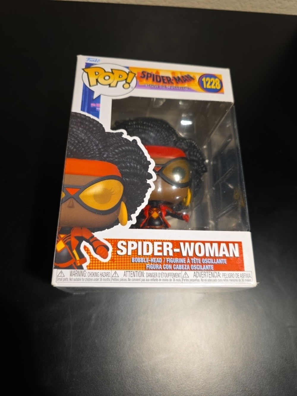 Funko Spider-Woman Pop! #1228 - Red, Black, Orange and Yellow